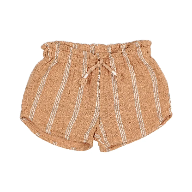 - Postoperative pet anti-licking Elizabethan collarBuho Caramel Baby Stripes Shorts