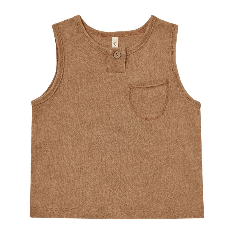 - ​​Christmas pet Christmas clothingRylee and Cru Camel Jersey Button Tank