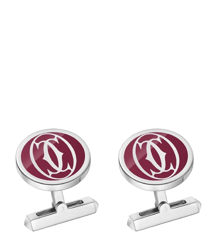 - Winter warm clothes for short-haired dogsSterling Silver Double C de Cartier Cufflinks