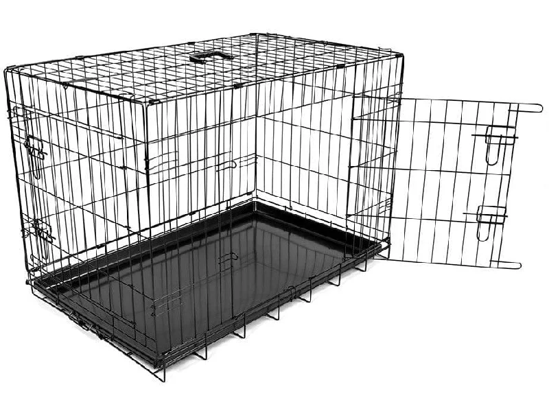  -Anti-scratch sofa protective coverDog Crate 2Doors Plastic Tray Black