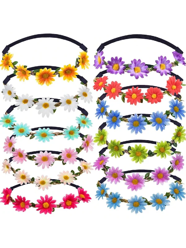 - Cat anti-jump window safety net1 Piece Multicolor Lady Girl Fashion Flower Crown Floral Garland Daisy Bohemia Headbands Head Ties For Festival Wedding Party Themed Beach Party