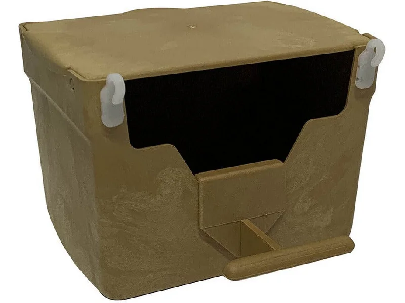 - Pet tear stain cleaning wipesNEST BOX PLASTIC FOR EXOTICS BIRDS 13x10x9,5cm beige