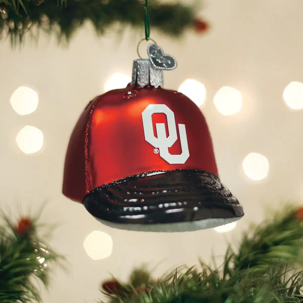 ---Oklahoma Baseball Cap Ornament