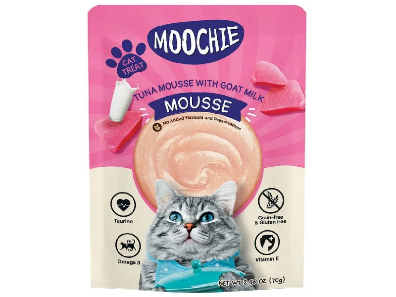 - Car dog seat beltMoochie Mousse Tuna With Goatmilk  70G  Pouch