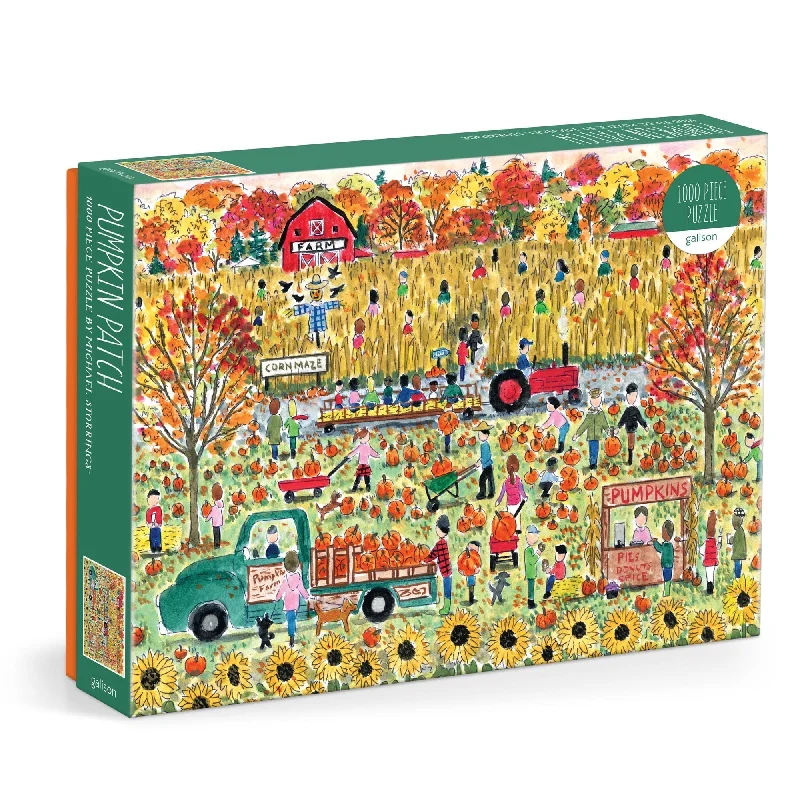 - Custom pet birthday cakeMichael Storrings Pumpkin Patch 1000 Piece Puzzle