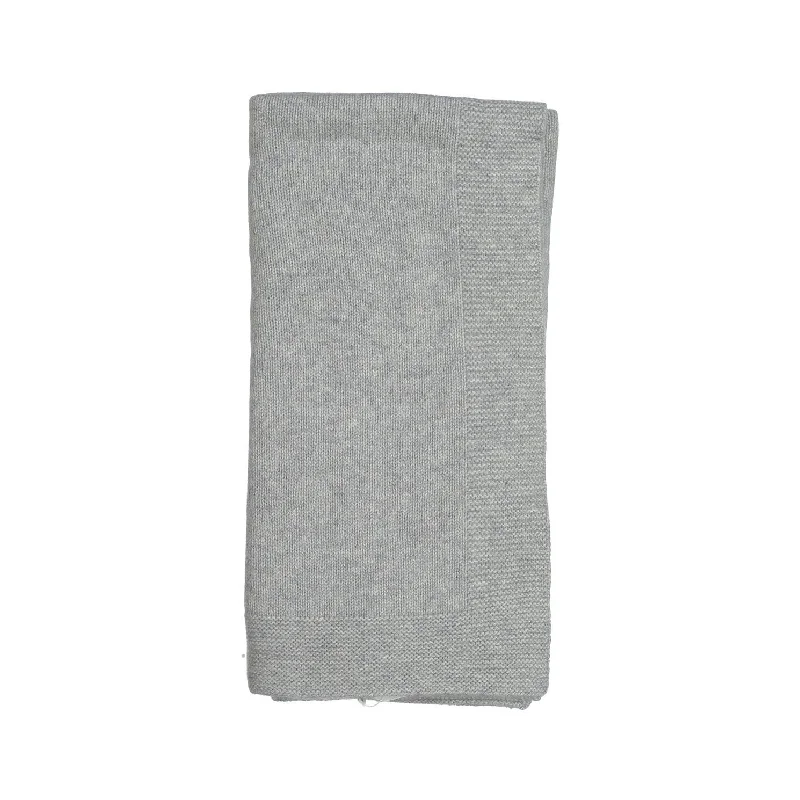 - Remote interactive pet feederBonpoint Grey Knit Permanent Blanket