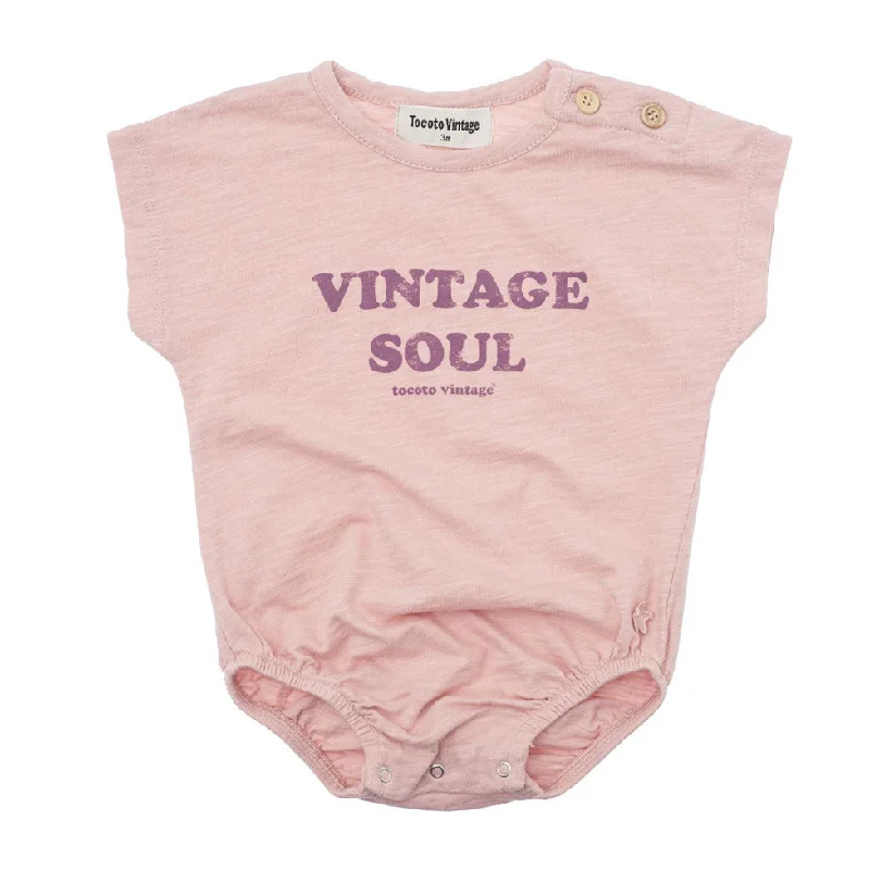 - Air box TSA certified check-inTocoto Vintage Pink Print Baby Body