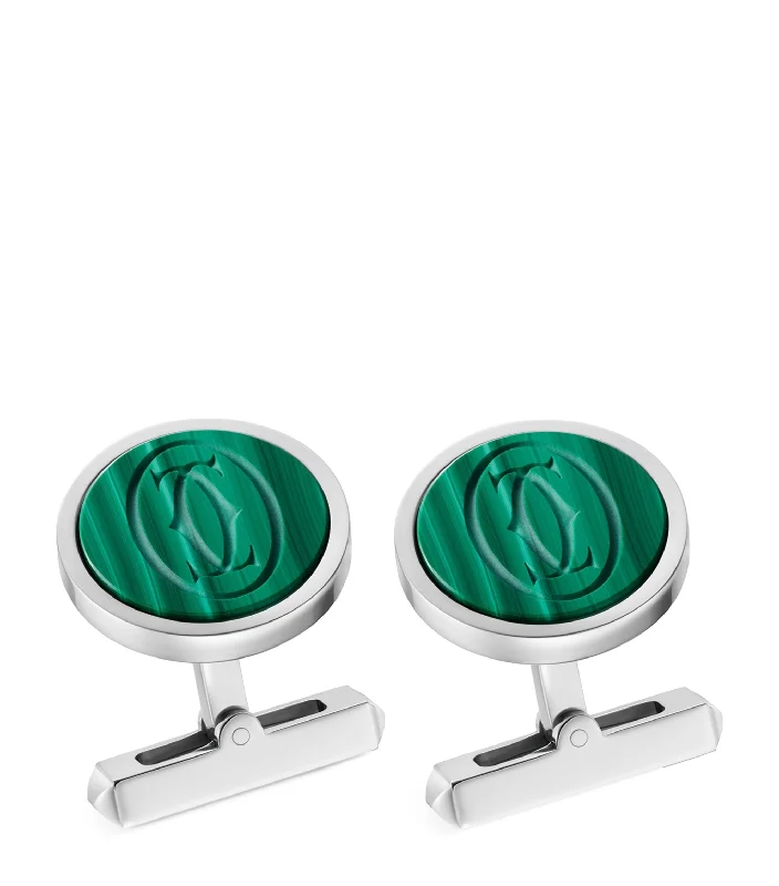 - Pet diabetes prescription foodSterling Silver and Malachite Double C Cufflinks