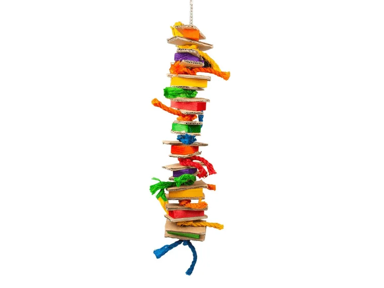 - Postoperative pet anti-licking Elizabethan collarColourful hanger - cardboard & wooden blocks 66x12,7x5cm Multicolour