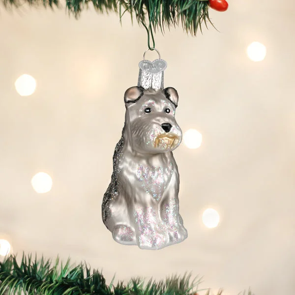 - Automatic induction pet water dispenserGrey Schnauzer Ornament