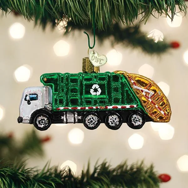 ---Garbage Truck Ornament