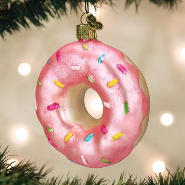 - Winter dog thick down jacketPink Sprinkles Donut Ornament