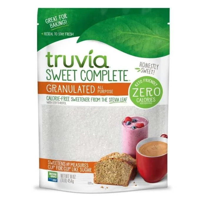 ---Truvia - Sweet Complete Granulated All-Purpose Calorie-Free Stevia Sweetener, 16oz