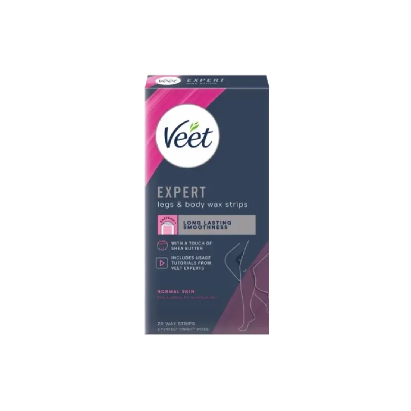 Pet ProductsVeet Expert Legs&Body Wax Strip Normal Skin, 20S