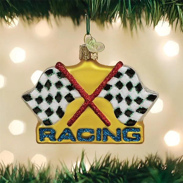 - Air box TSA certified check-inRacing Flags Ornament