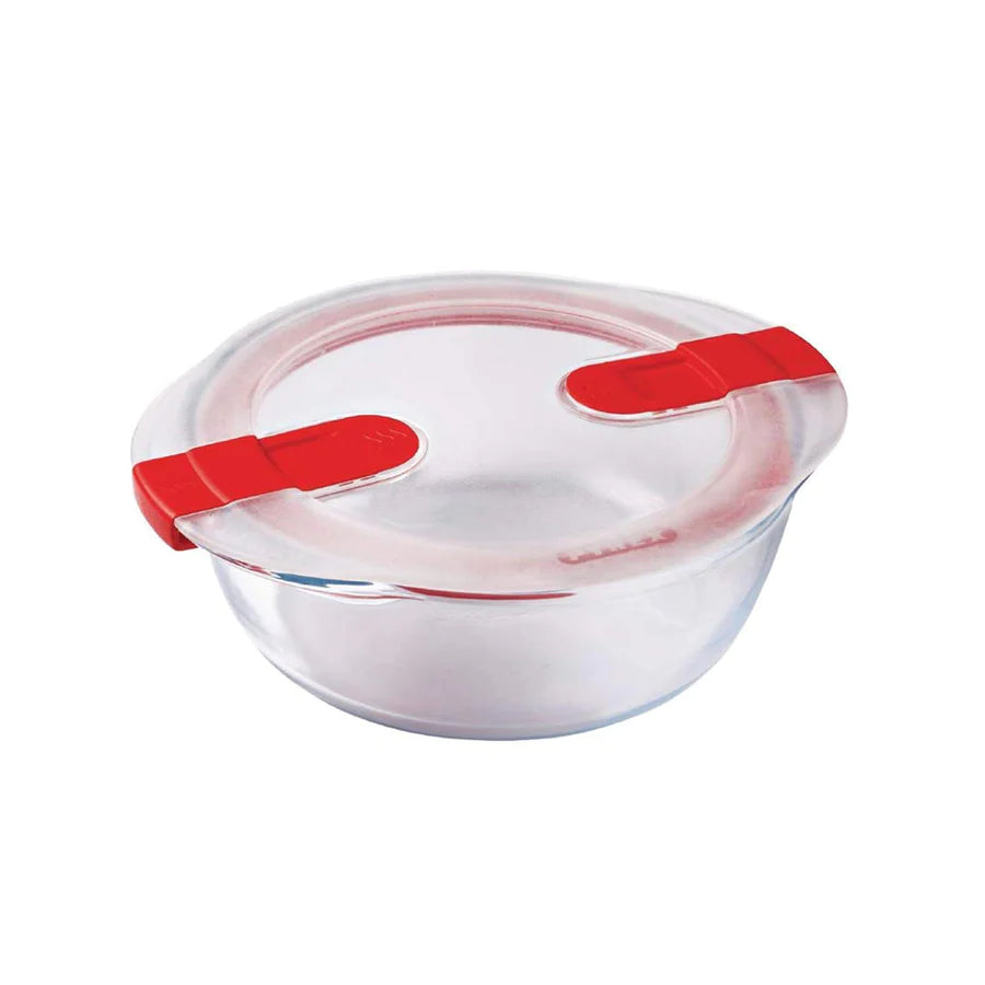 - Postoperative pet anti-licking Elizabethan collarPyrex Cook & Heat Glass Round Dish With Lid, 1.1L, 207PH00