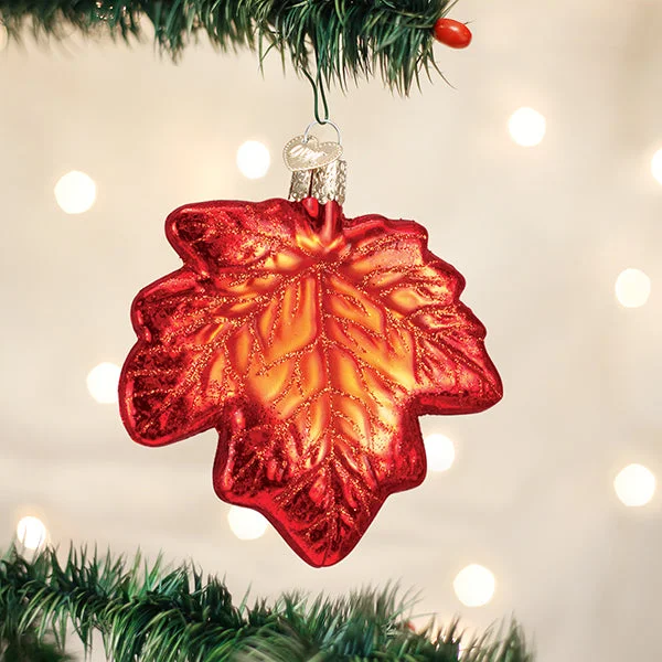 - Dog disposable foam shower gelRed Maple Leaf Ornament