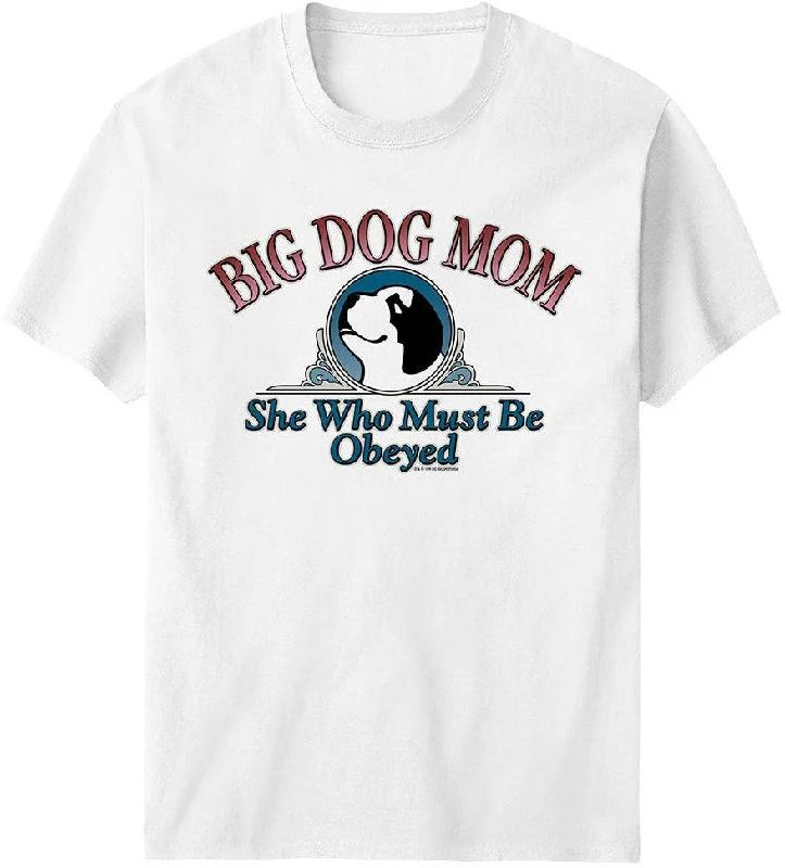 - Winter warm clothes for short-haired dogsBig Dog Mom T-Shirt