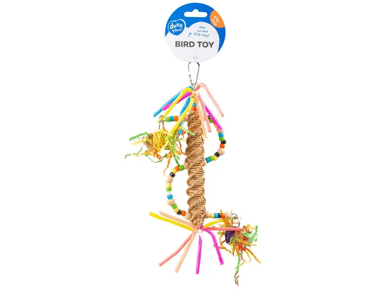 - Pet monitor with cameraColourful spiral pendant in straw 25,5x12,7x3,3CM Multicolour