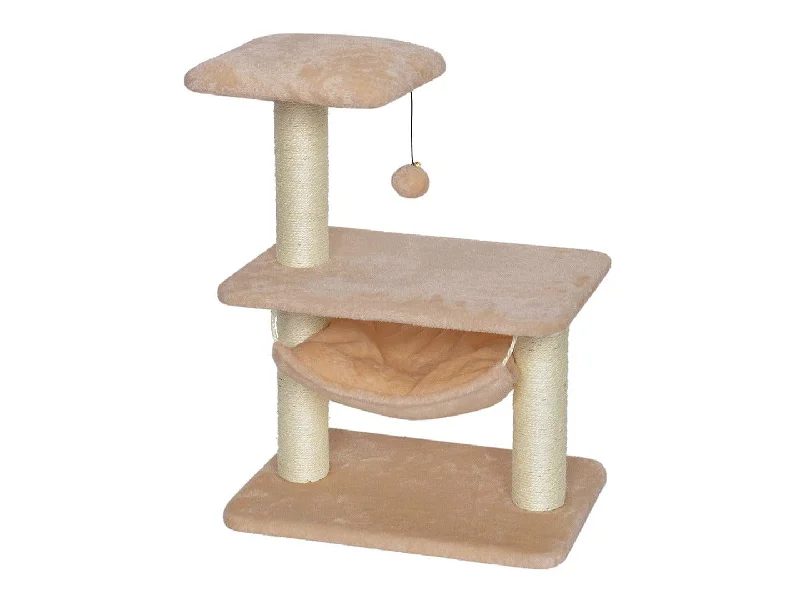 - Automatic temperature adjustment cat bedSCRATCHING TREE TOKYO BRIDGE 47x34,5x62cm beige