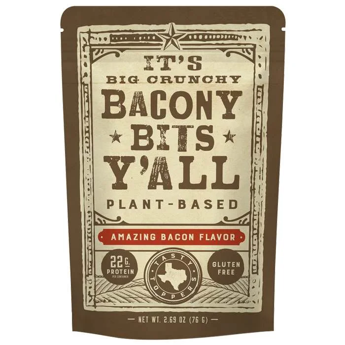  -Anti-scratch scratching board AND cat bed in oneAll Y'alls Foods - It's Big Crunchy Bacony Bits Y'all Vegan Bacon, 2.69oz