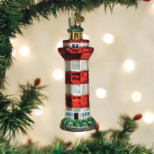 - Parrot climbing and standing wooden frameHilton Head Lighthouse Ornament