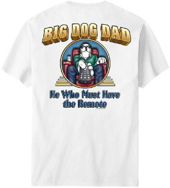 - Hamster silent running wheel to prevent chewingBig Dog Dad Remote T-Shirt