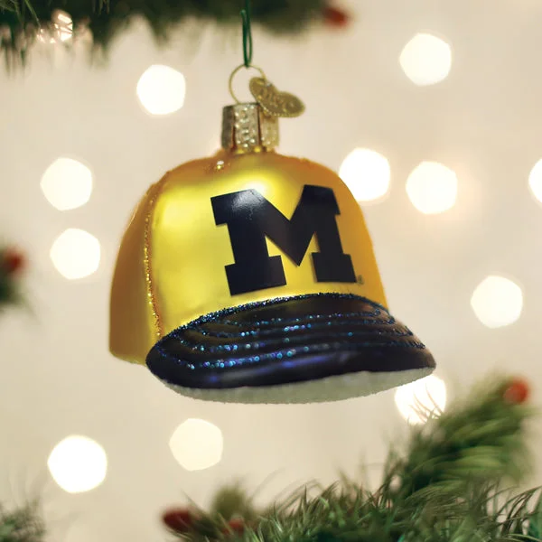 ---Michigan Baseball Cap Ornament