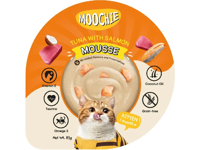 - Cat stress soothing sprayMoochie Mousse Tuna With Salmon  85G  Cup