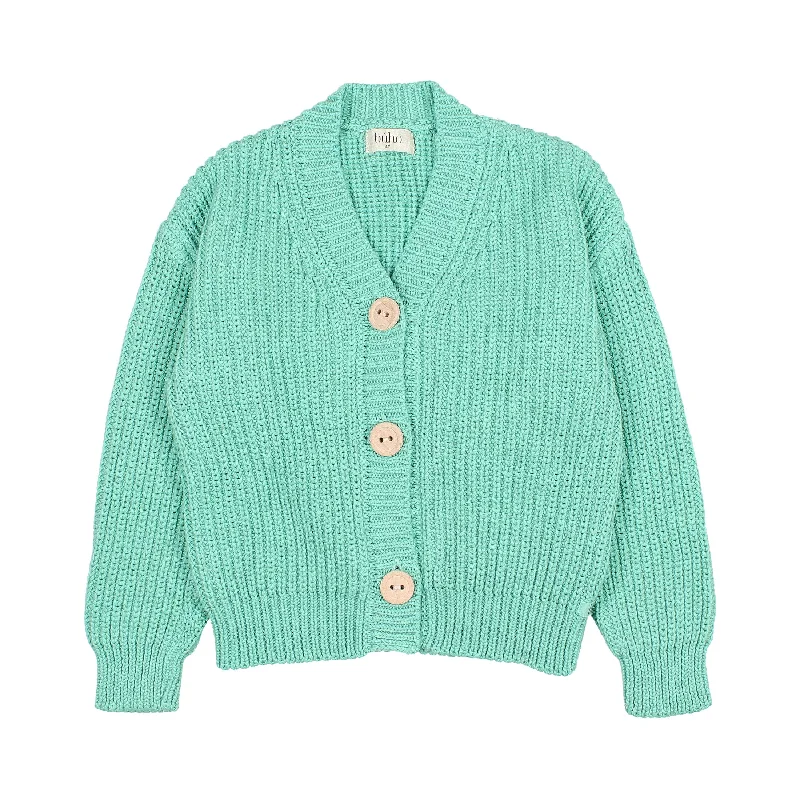 - Custom pet birthday cakeBuho Mint Cotton Knit Cardigan