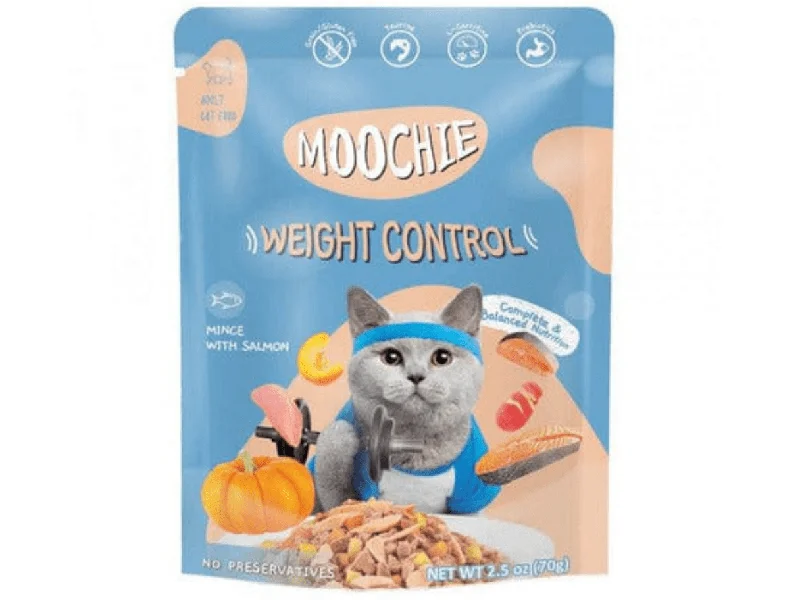 - Winter dog thick down jacketMoochie Mince With Salmon (Weight Control) 70G  Pouch