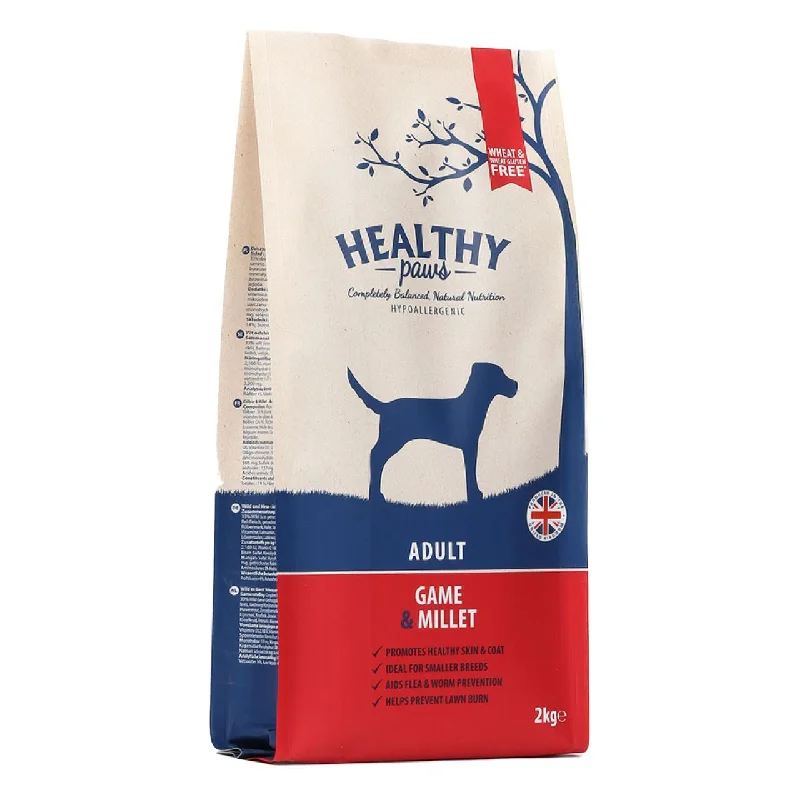 - Food for sterilized dogsHealthy Paws Game & Millet Adult Dog Food 2kg