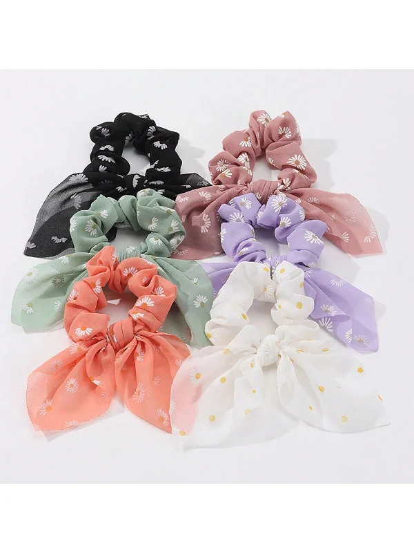  -Non-contact cat thermometer1pc Small Daisy Printed Hair Scrunchie With High Elasticity & Bowknot Detail, Fresh And Sweet Style Suitable For Ladies, Perfect For Spring And Summer