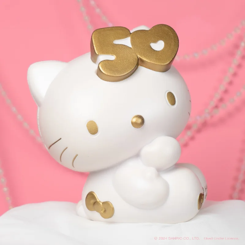 - ​​Christmas pet Christmas clothingHello Kitty 50th Anniversary Gold Jumbo SquiSHU