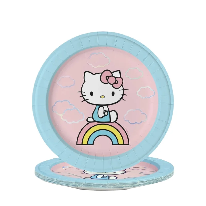 - Organic cotton dog bibsHello Kitty x Studio Oh! Rainbow Skies Luncheon Plates