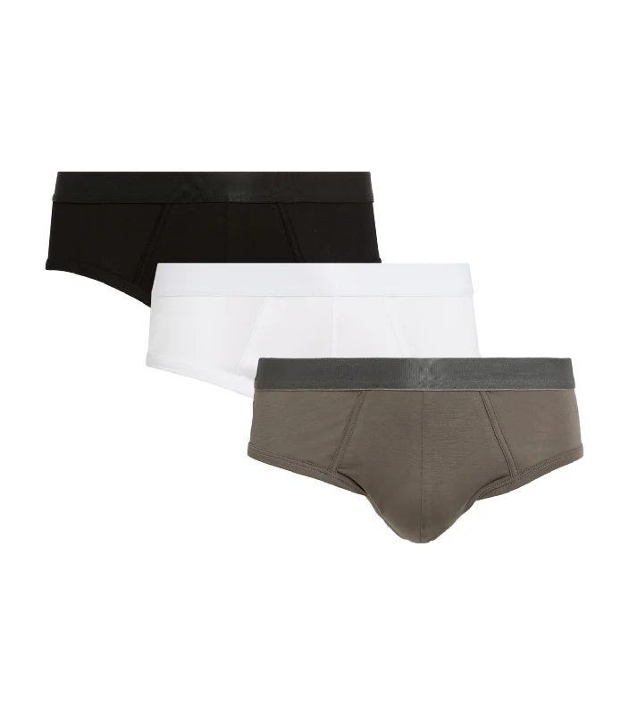 - Air box TSA certified check-inLogo Tape Briefs (Pack of 3)