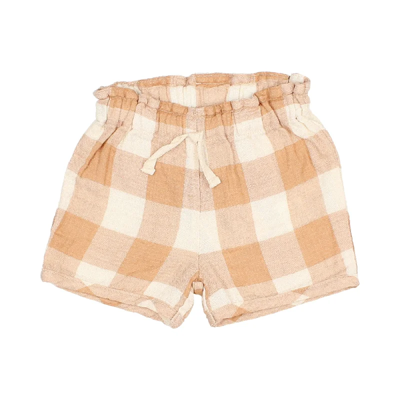 - Elderly dog ​​joint care mattressBuho Caramel Baby Gingham Shorts