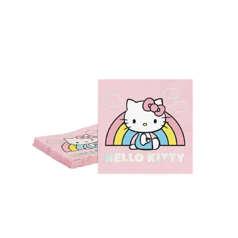 - Custom pet birthday cakeHello Kitty x Studio Oh! Rainbow Skies Beverage Napkins