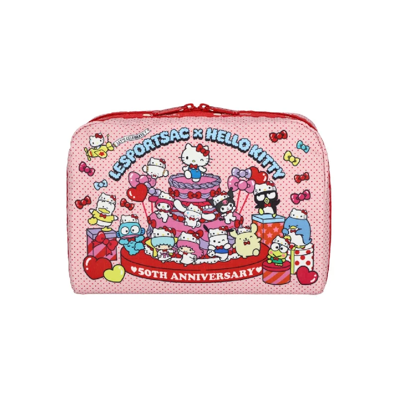 - Dog anti-slip matHello Kitty x LeSportsac Extra Large Rectangular Cosmetic Bag (Party Time!)