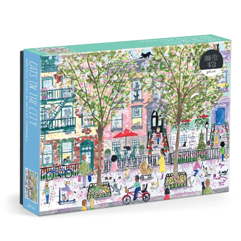 Pet ProductsMichael Storrings Cats in the City 1000 Piece Puzzle