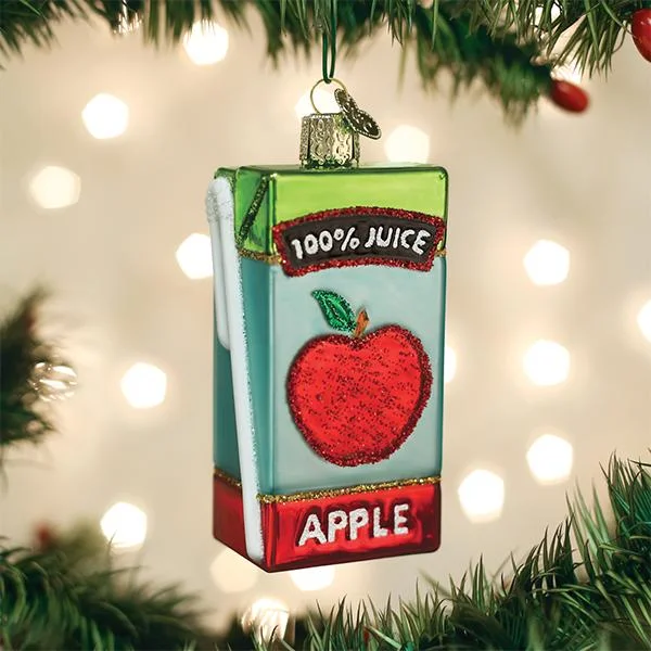 - Foldable and portable cat bagApple Juice Box Ornament