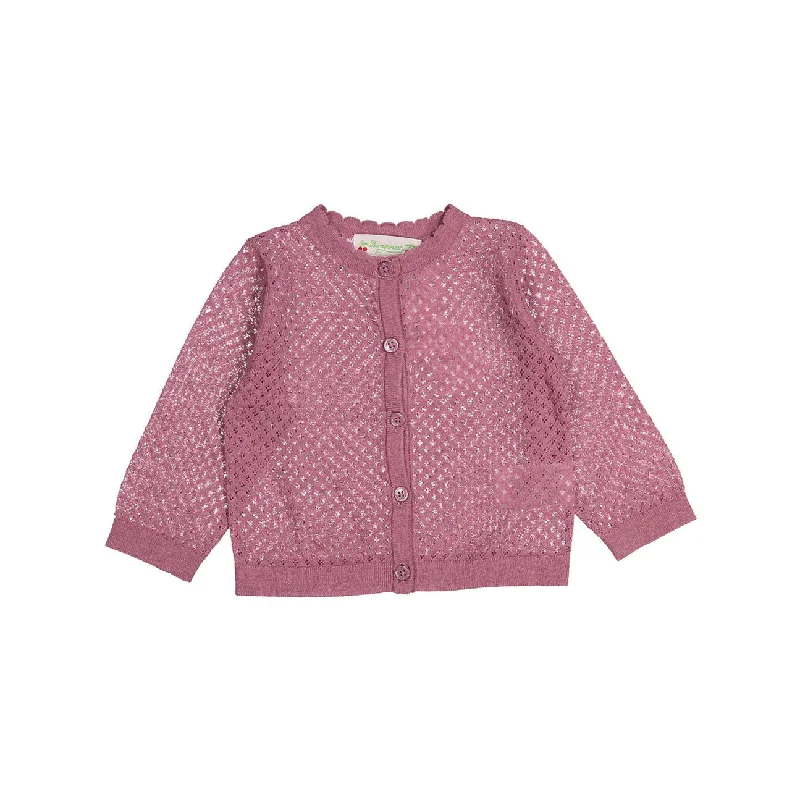 ---Bonpoint Lilac Clarinette Baby Cardigan