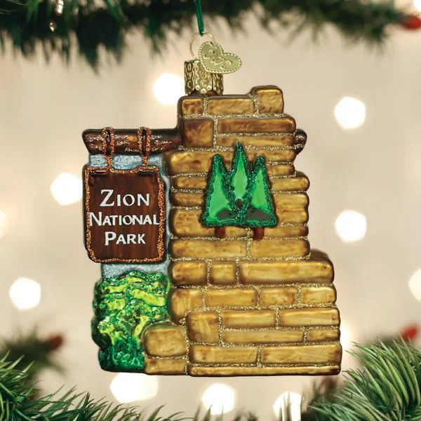  -Anti-scratch scratching board AND cat bed in oneZion National Park Ornament