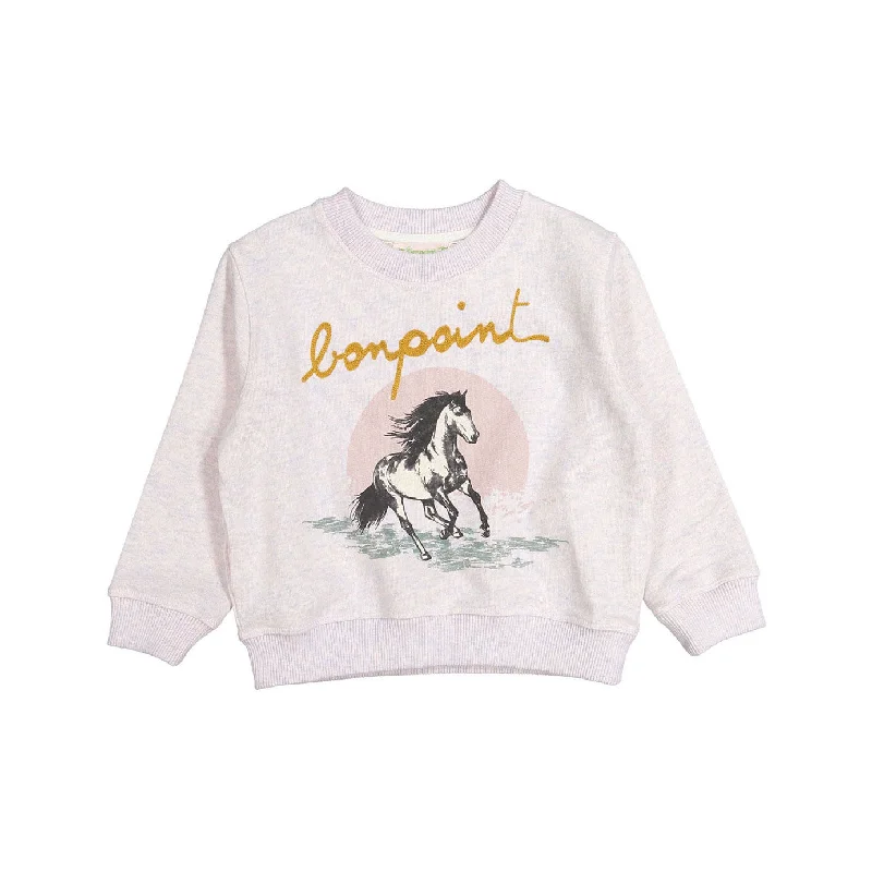 - Winter warm clothes for short-haired dogsBonpoint Lilac Horse Carlota Sweatshirt