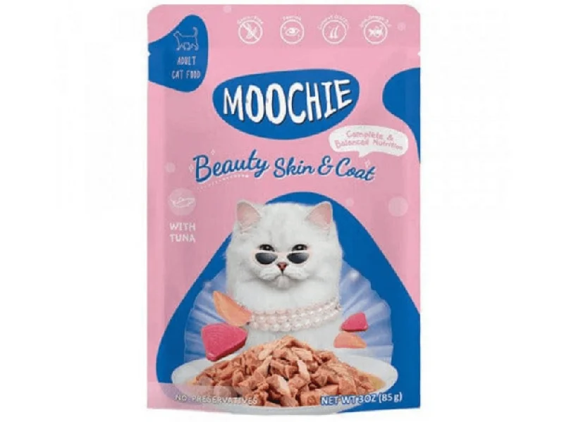 - Teething and chewing toys for puppiesMoochie Mince With Tuna (Beaty Skin & Coat) 70G  Pouch