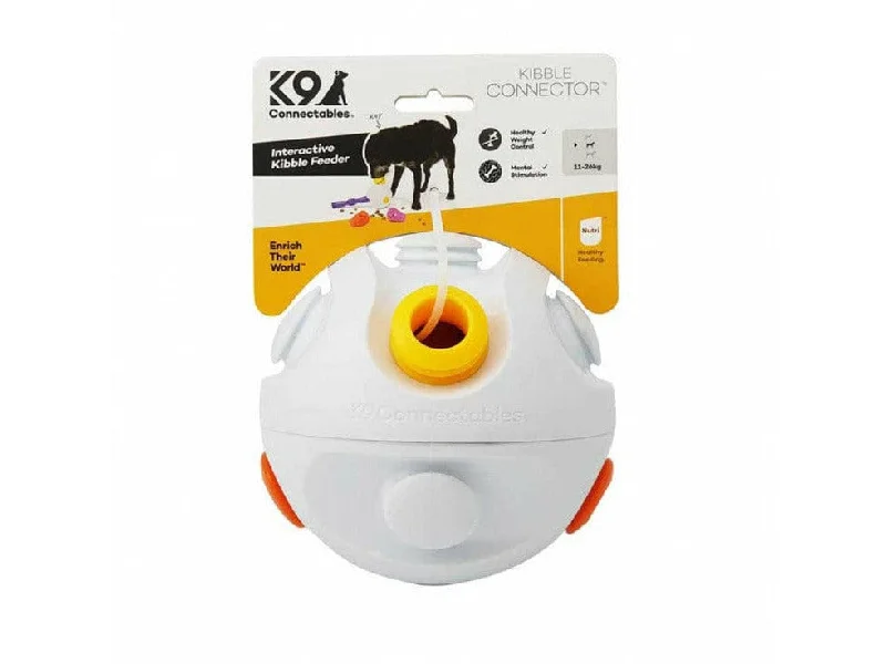 - Dog heart rate monitoring collarKibble Connector MEDIUM White Orange Yellow