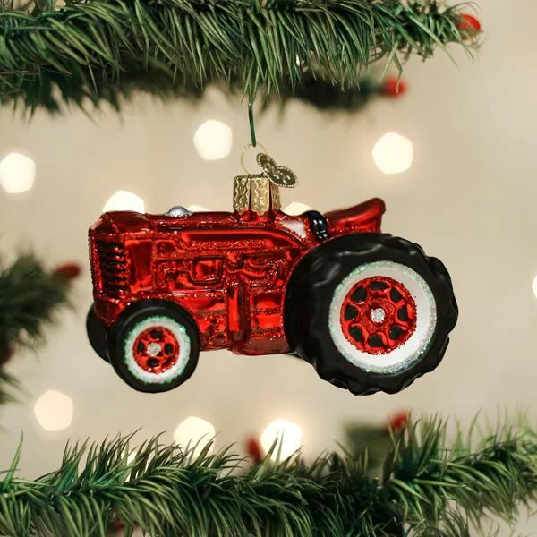 ---Old Farm Tractor Ornament