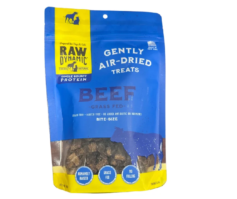 ---Raw Dynamic Gently Air Dried Beef Treats 3.6oz