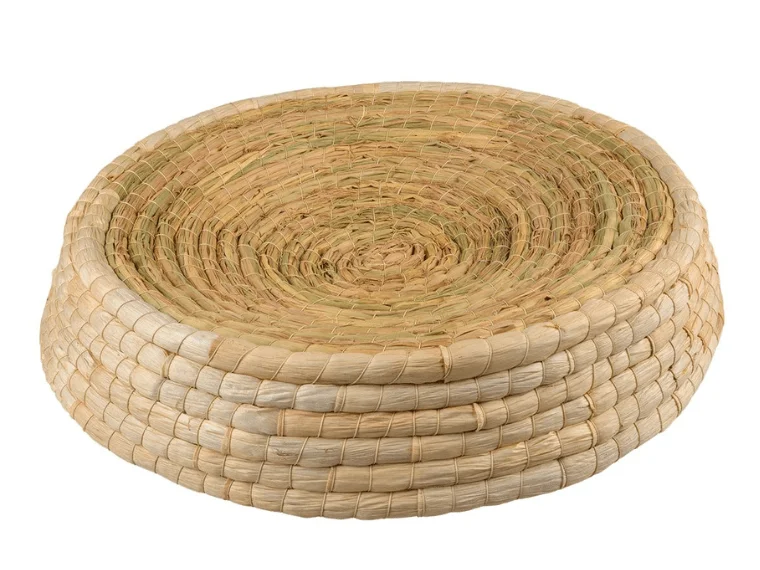 - Pet fence foldable indoorCorn straw pouf Siesta cream 45x45x7,5cm beige