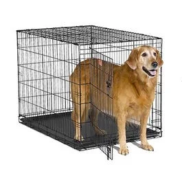 - Dog heart rate monitoring collarDog Training Crate, Black,  42"L x 28"W x 30"H